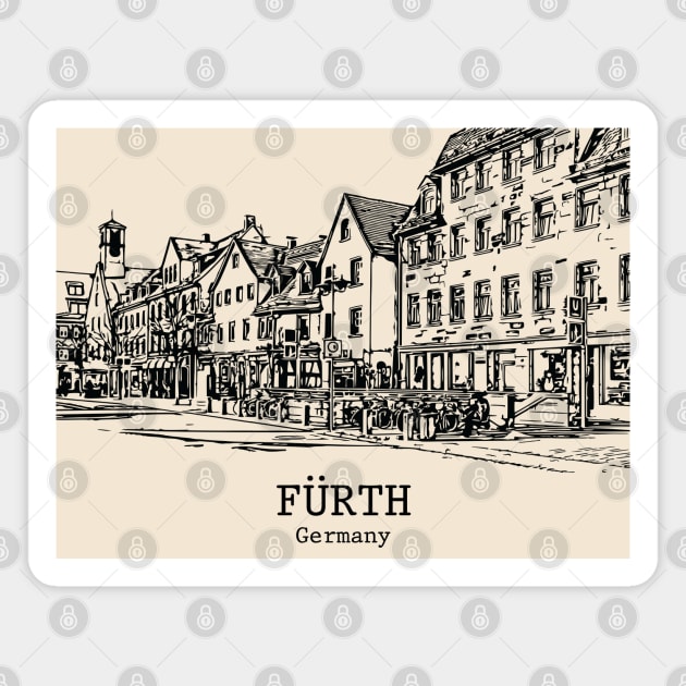 Fürth - Germany Magnet by Lakeric